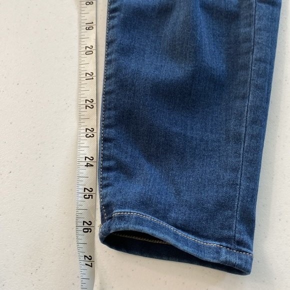 Liverpool High-Rise Skinny Pull On Distressed Jeans Stretchy Denim - Picture 13 of 15